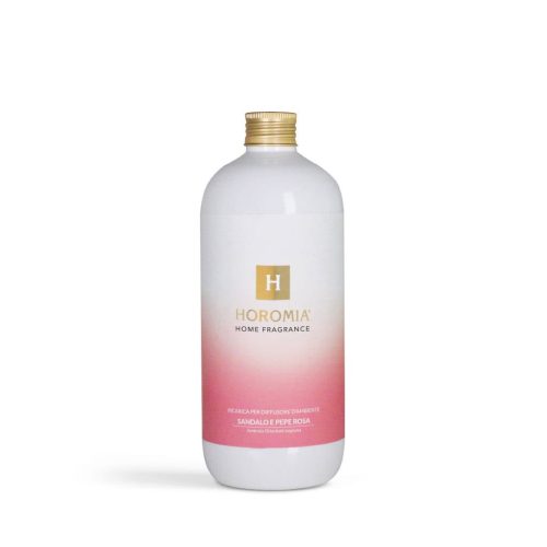 Pálcikás illatosító utántöltő - Horomia Sandalo e Pepe Rosa - 500 ml